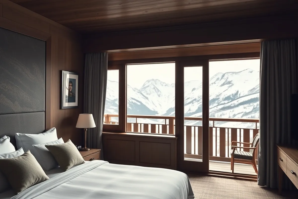 A room with a balcony is lovely at noon and colder at 2am; check the heating.