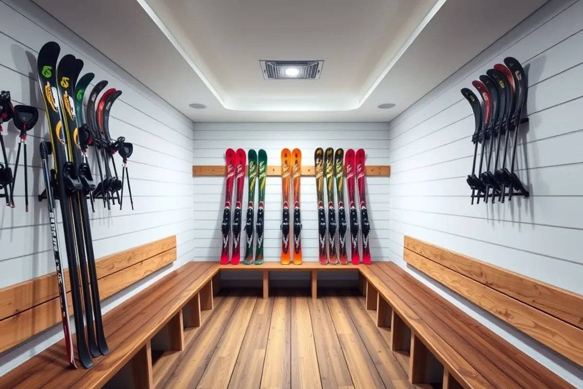 A dry, warm boot room is a small detail that decides whether the week is pleasant.