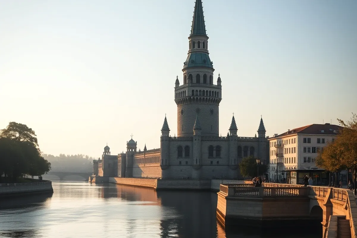 Belem in the morning is calmer, cooler and better for the riverfront walk.