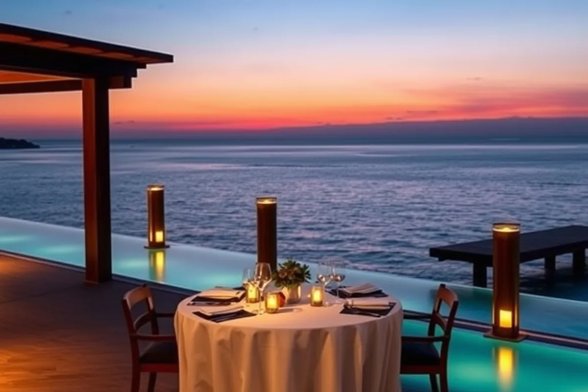 Dinner on the deck is the photograph; the service behind it is what you remember.